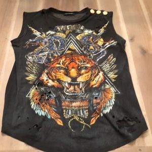 Balmain T-shirt size 38 amazing
